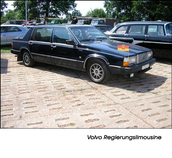 Historische DDR Zivil Fahrzeuge Volvo Regierungsfahrzeug