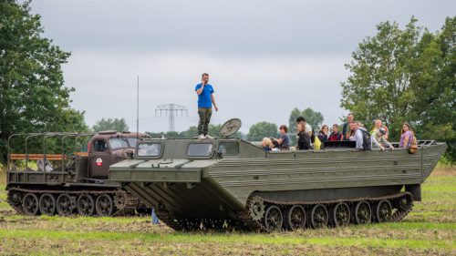 Blaulichttage 2025, Mitfahren auf der PTSM Panzerfähre