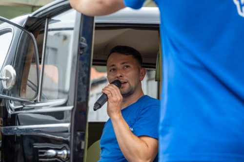 Blaulichttage 2025, Vorstellung eines Fahrzeuges, Christian von Hagen