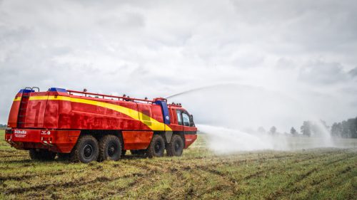 Blaulichttage 2025, Vorführung Flughafenfeuerwehr